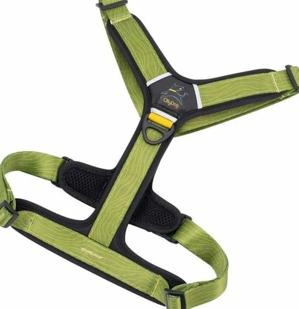OllyDog Alpine Reflective Comfort Harness Cactus