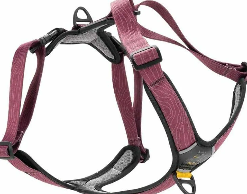 OllyDog Alpine Reflective Comfort Harness Rosewood New