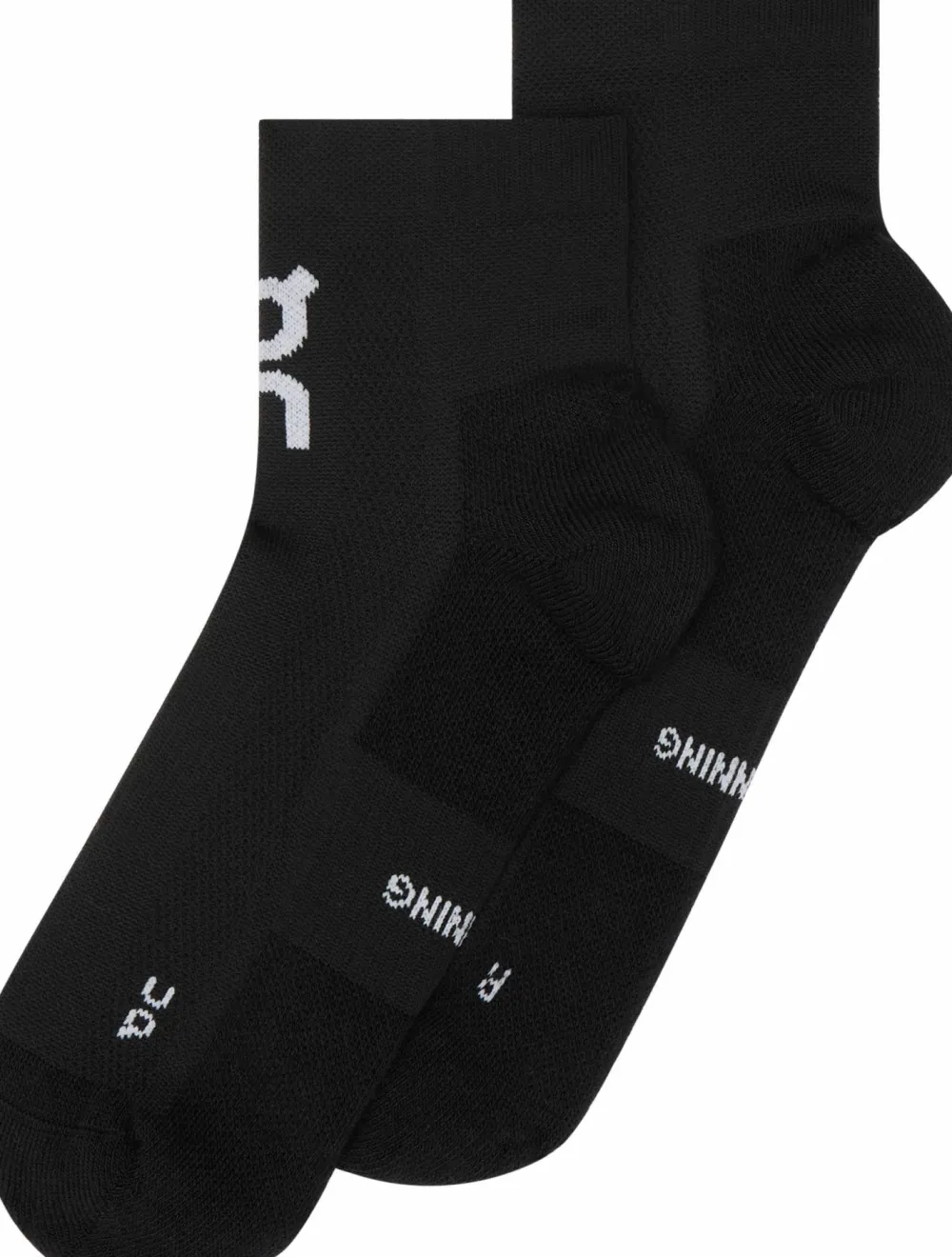 On Core Run Sock Mid 2P Black Outlet