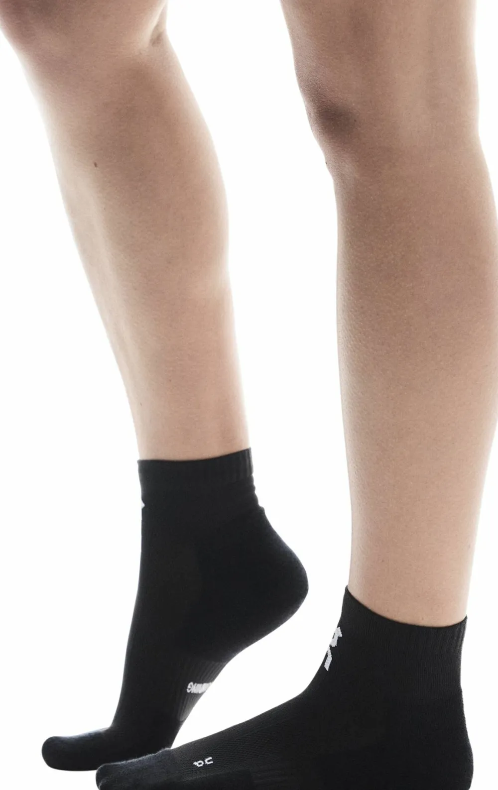 On Core Run Sock Mid 2P Black Outlet