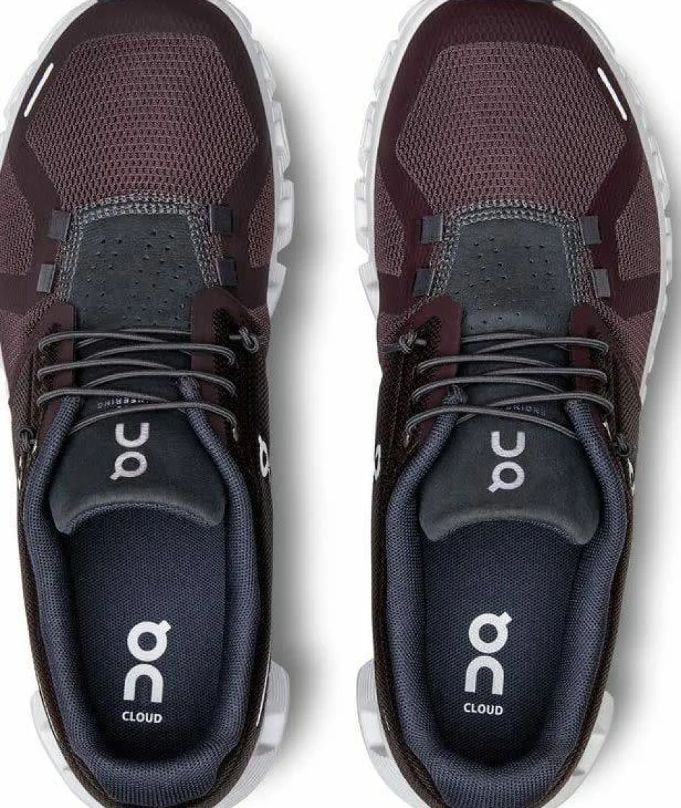 On Women's Cloud 5 Mulberry/Eclipse