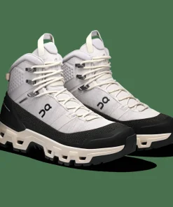 On Women's Cloudrock Trek Waterproof Silver/Cream
