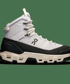 On Women's Cloudrock Trek Waterproof Silver/Cream