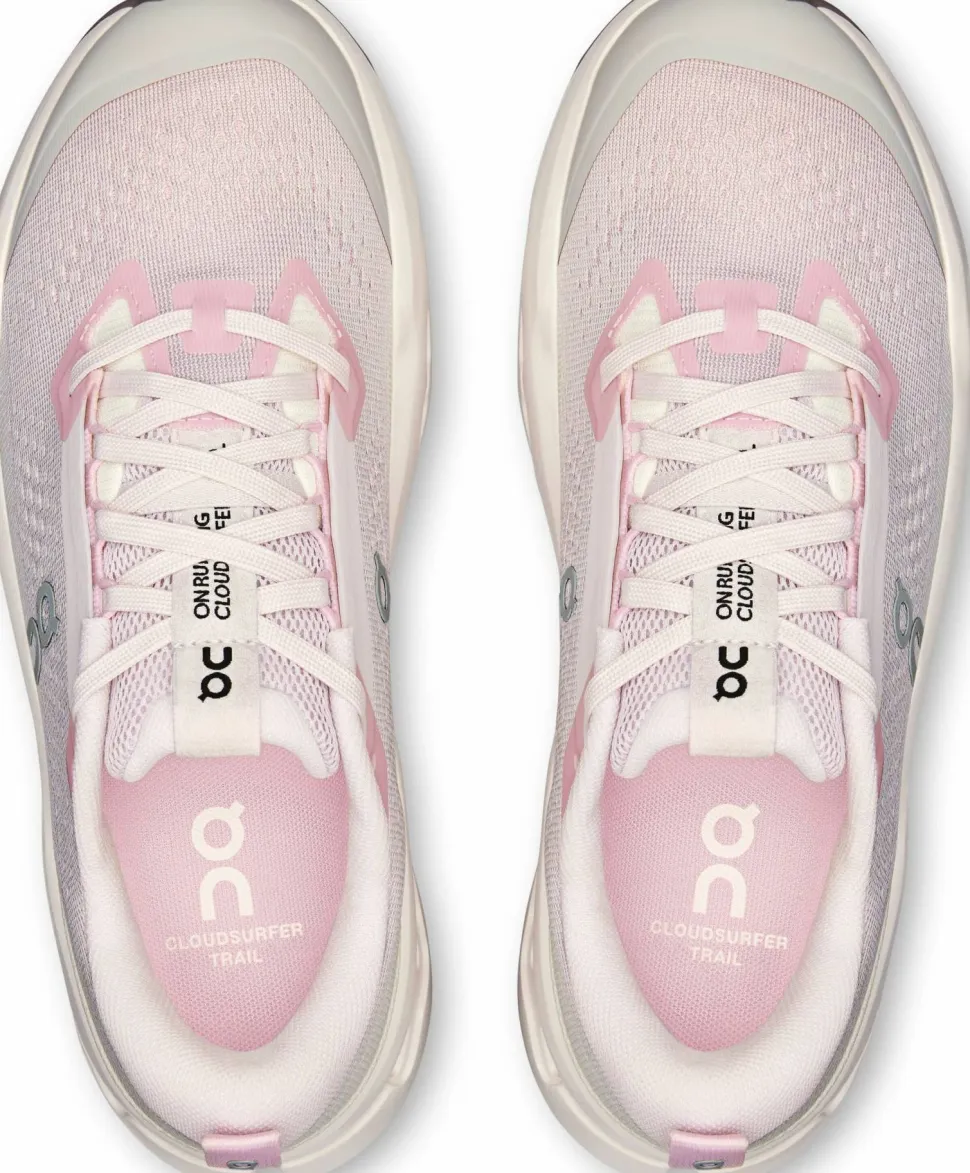 On Women's Cloudsurfer Trail 2 Lily/Gardenia