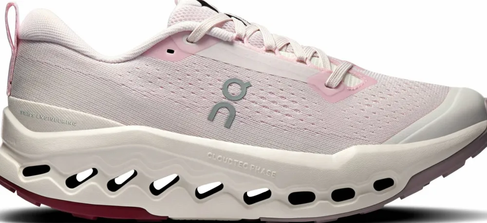 On Women's Cloudsurfer Trail 2 Lily/Gardenia Hot