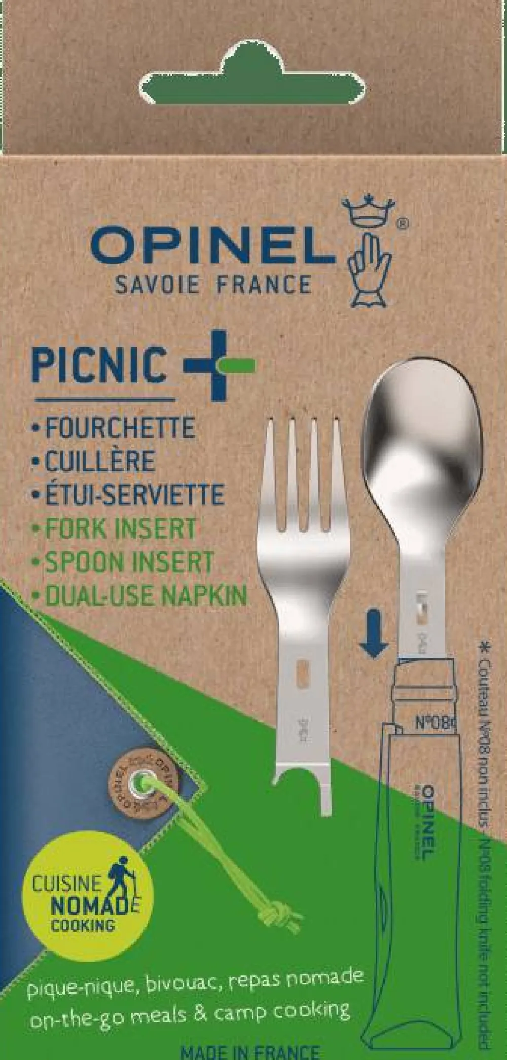 Opinel Picnic plus Accessories Stainless Steel No color Outlet