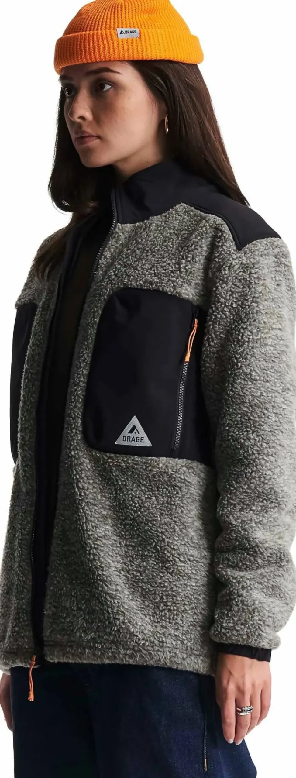 Orage Unisex Grizzly Pile Jacket Boreal Best