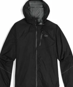 Outdoor Research Men's Helium Rain Jacket Black