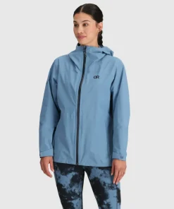 Outdoor Research Women's Stratoburst Stretch Rain Jacket Olympic
