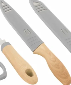 Outwell Chena Knife Set with Peeler and Scissors Blue
