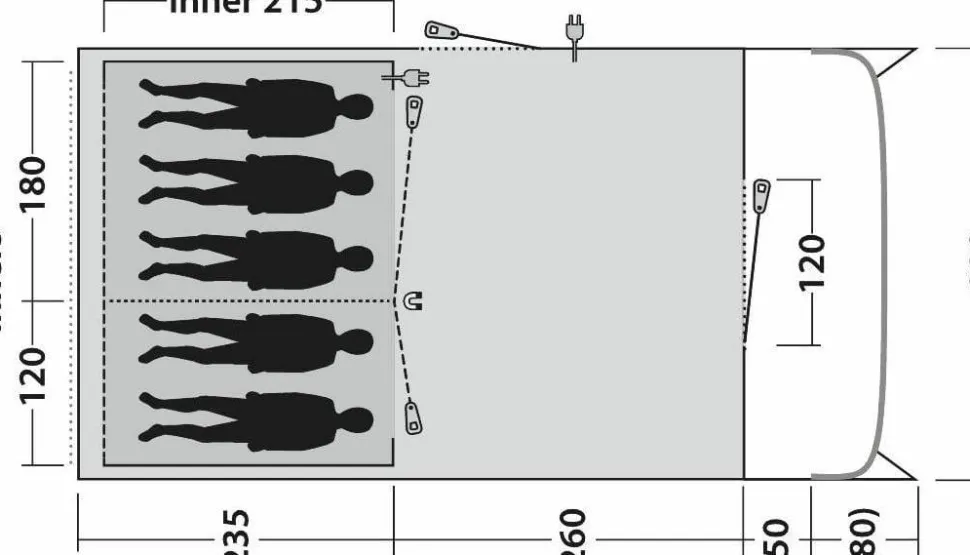 Outwell Denver 5 Green