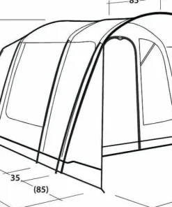 Outwell Durango 4 Green Hot