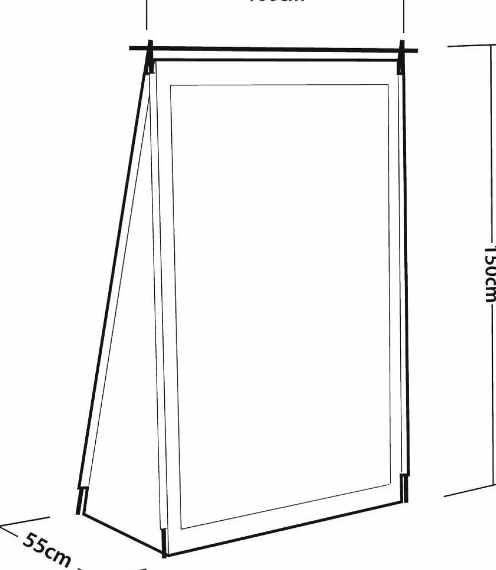 Outwell Ryde Tent Storage Unit Grey Outlet
