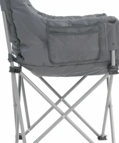 Outwell Sardis Lake Chair Black & Grey Black & Grey