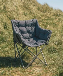 Outwell Sardis Lake Chair Black & Grey Black & Grey