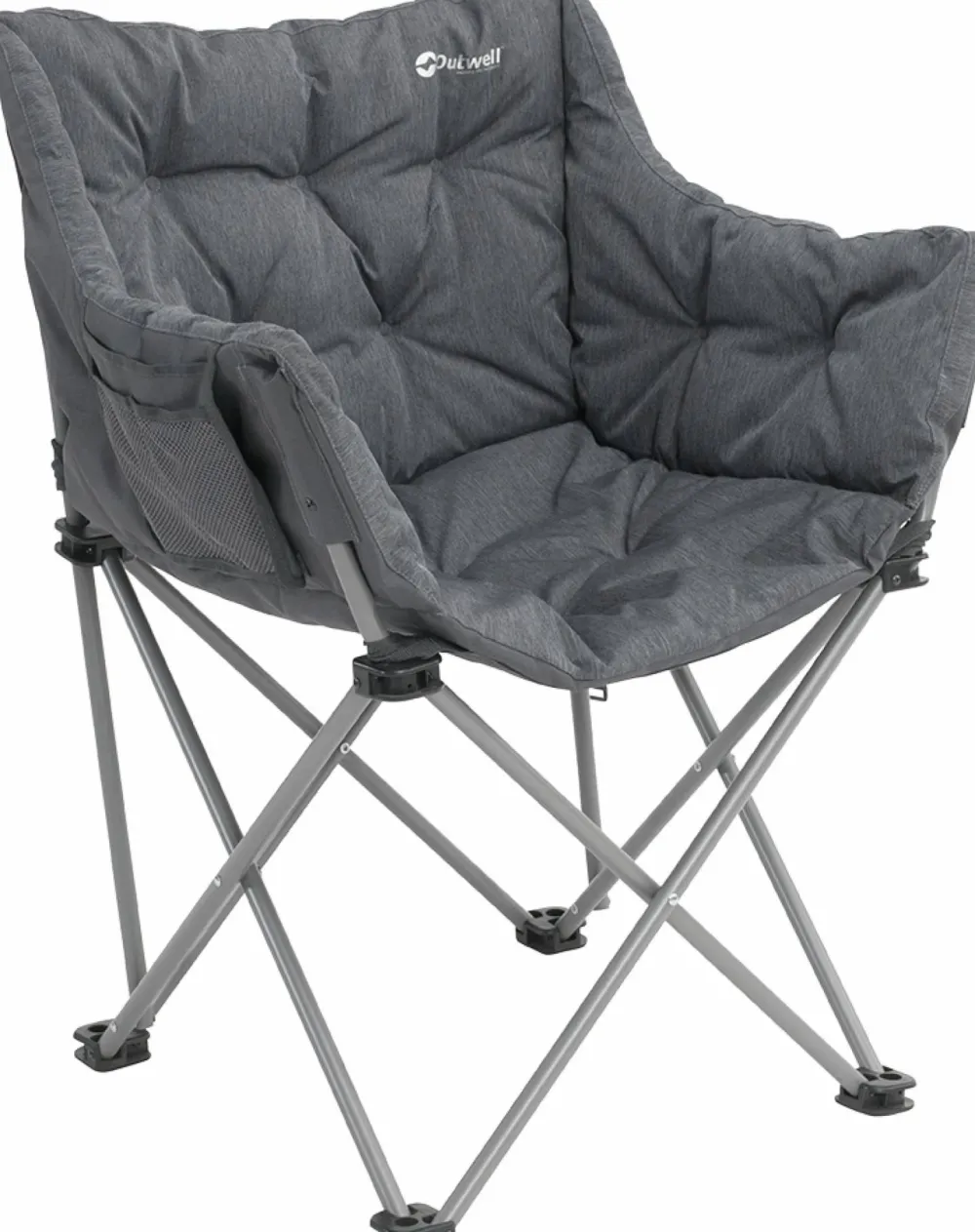 Outwell Sardis Lake Chair Black & Grey Black & Grey