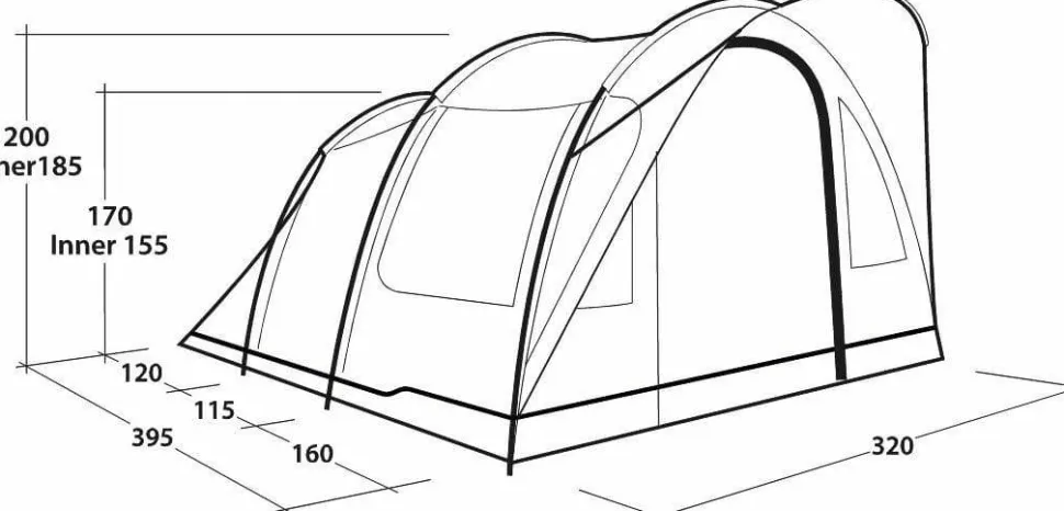 Outwell Sky 5 Blue