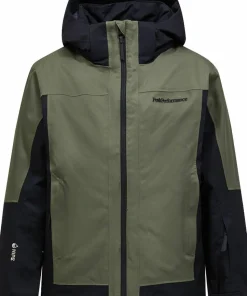Peak Performance Junior Rider Tech Insulated Jacket Pine Needle/black/