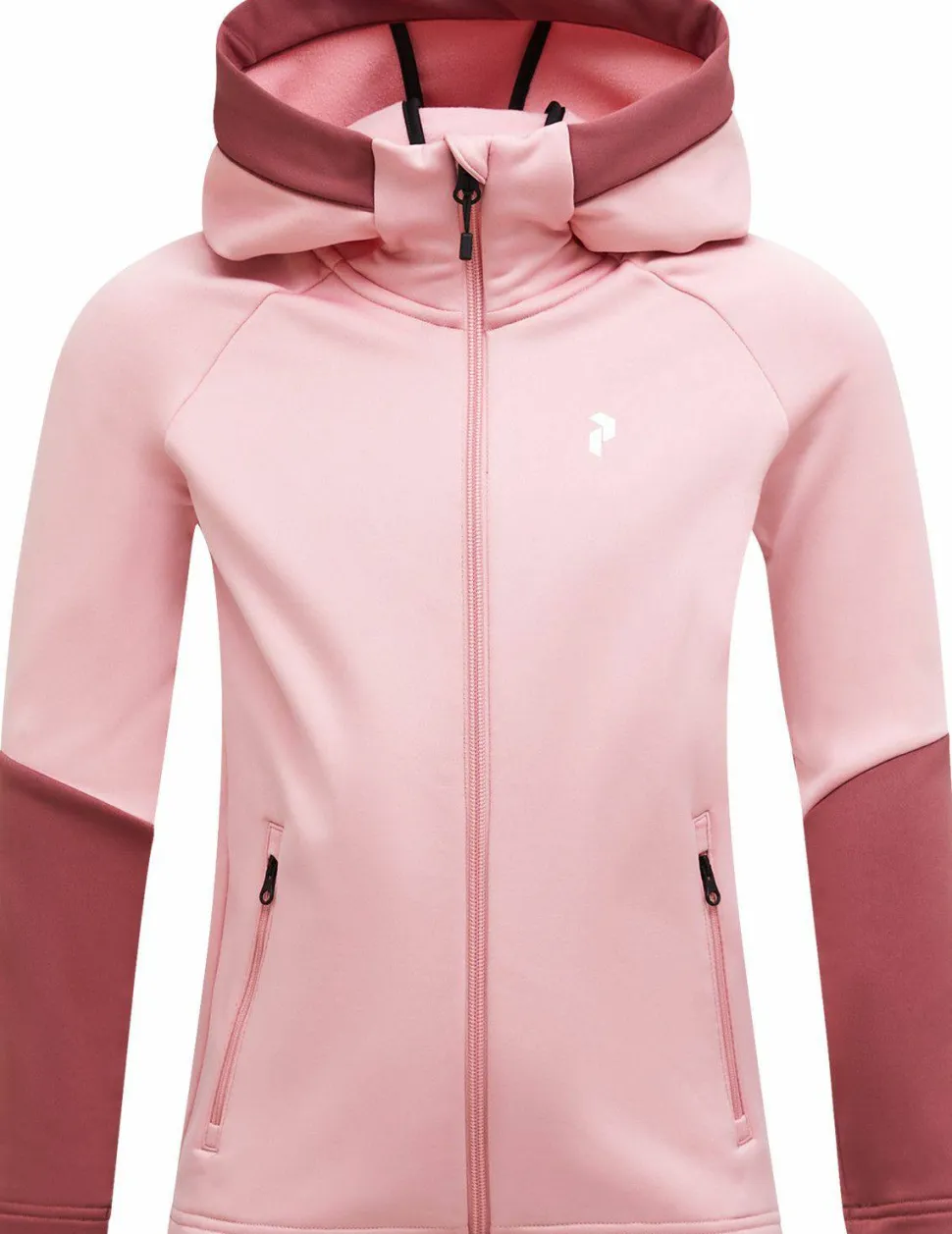 Peak Performance Junior's Rider Essentials Zip Jacket Warm Blush