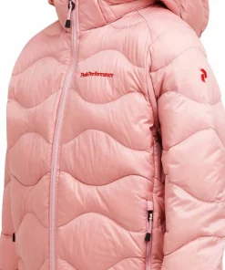 Peak Performance Juniors' Helium Down Hood Jacket Warm Blush
