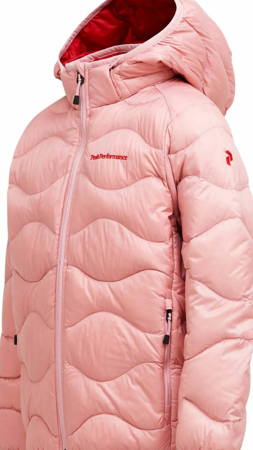 Peak Performance Juniors' Helium Down Hood Jacket Warm Blush