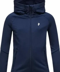 Peak Performance Junior's Rider Essentials Zip Jacket Blue Shadow/blue Shadow/