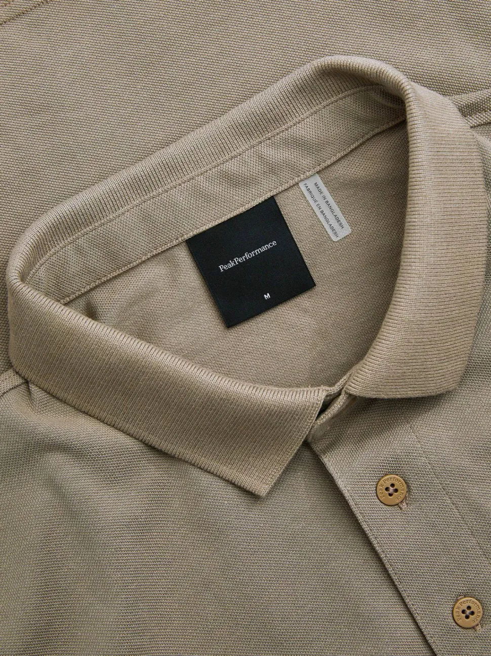 Peak Performance Men's Classic Cotton Polo Avid Beige
