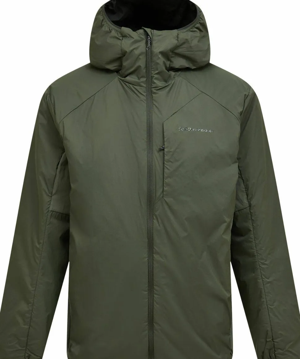 Peak Performance Men's Freelight Reversible Hood Pine Needle