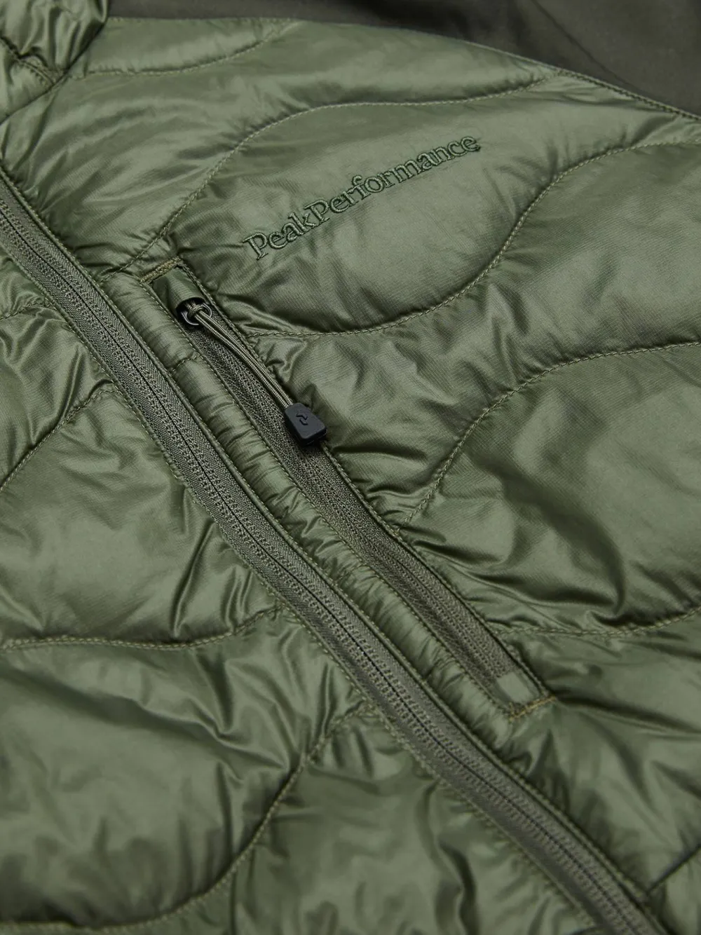 Peak Performance Men's Helium Down Hybrid Hood Pine Needle Online