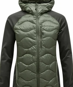 Peak Performance Men's Helium Down Hybrid Hood Pine Needle Online