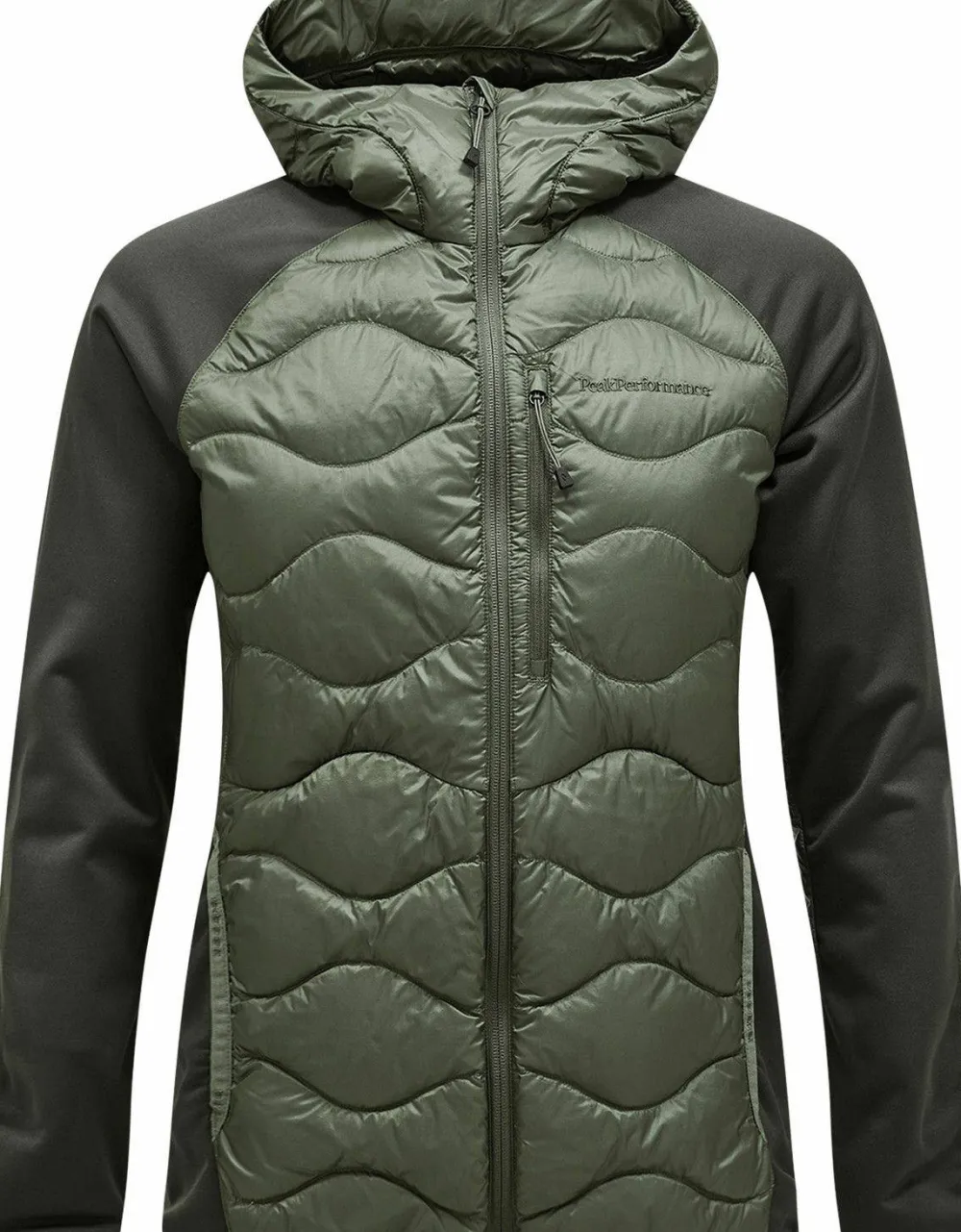 Peak Performance Men's Helium Down Hybrid Hood Pine Needle Online