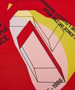 Peak Performance Women's Explore Graphic Tee Red Pompeian Hot