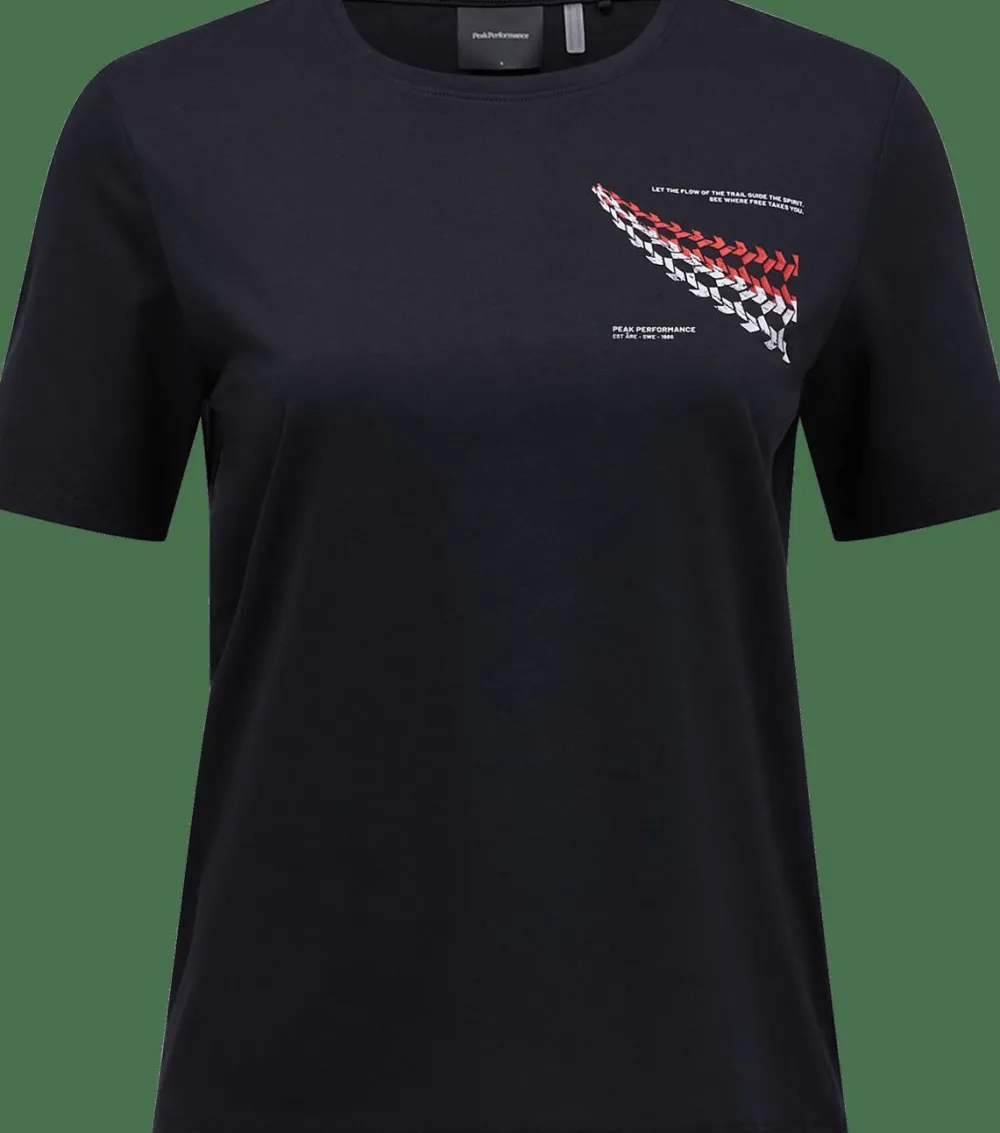 Peak Performance Women's Explore Graphic Tee Black Outlet