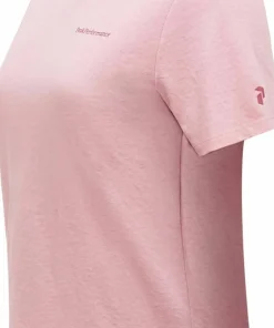 Peak Performance Women's Explore Logo Tee Warm Blush