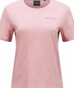 Peak Performance Women's Explore Logo Tee Warm Blush