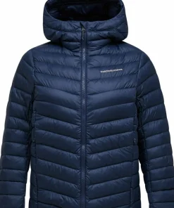 Peak Performance Women's Frost Down Hood Jacket Blue Shadow