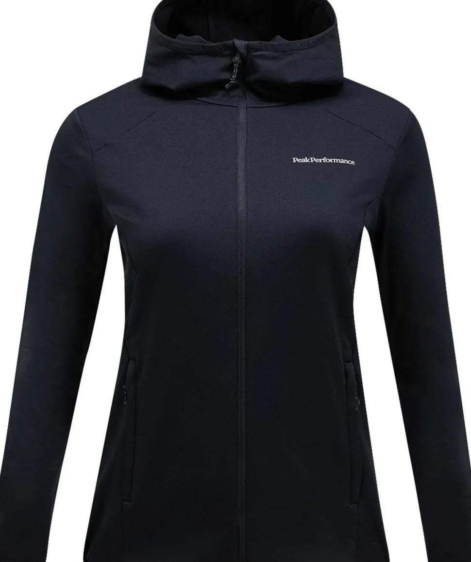 Peak Performance Women's Light Zip Hood Black