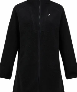 Peak Performance Women's Naturerush Pile Long Full Zip Black Outlet