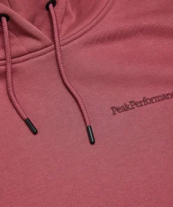 Peak Performance Women's Original Small Logo Hood Wild Rouge