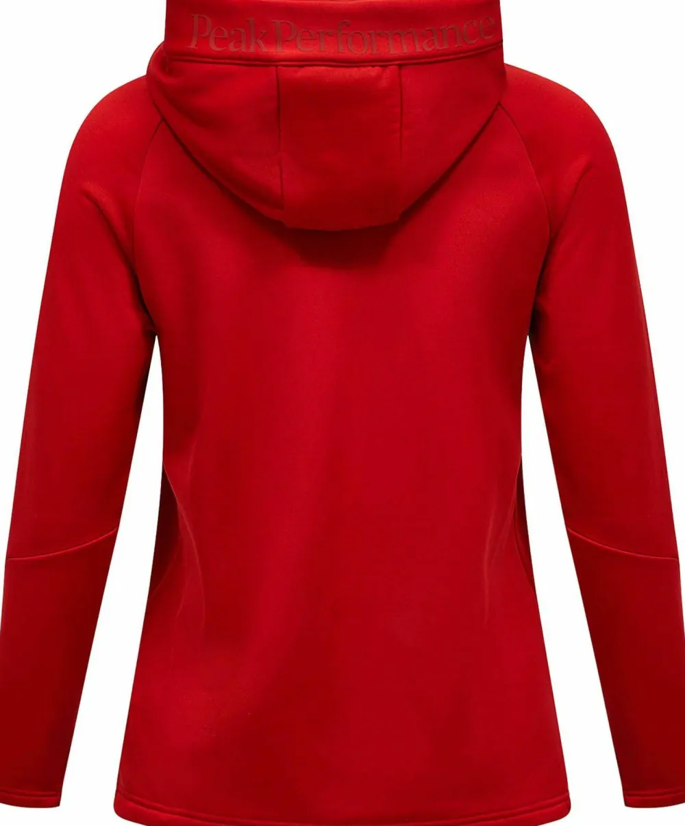 Peak Performance Women's Rider Essentials Zip Hood Red Pompeian Online