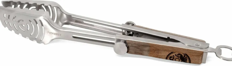 Petromax Barbecue Tongs Telescopic Stainless Steel/Wood