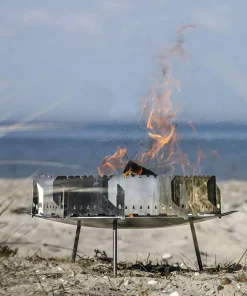 Petromax Plug-In Windbreak Fire Pits Stainless Steel Hot