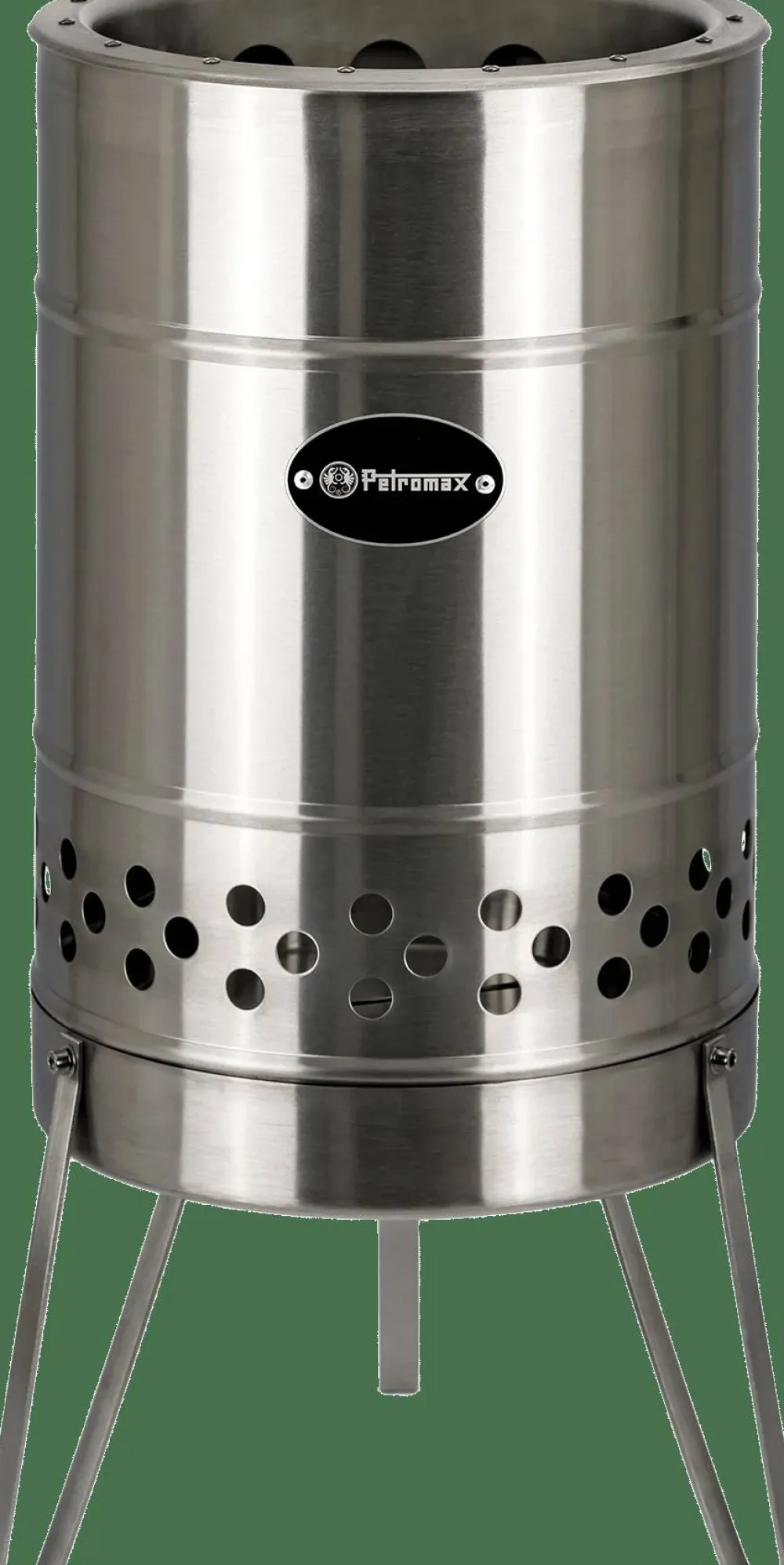 Petromax Pyron Fire Barrel Stainless Steel Hot
