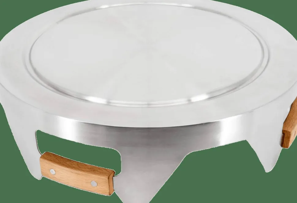 Petromax Pyron Lid With Table Function Stainless Steel