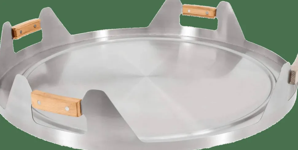 Petromax Tyropit Lid With Table Function Stainless Steel/Beech Wood