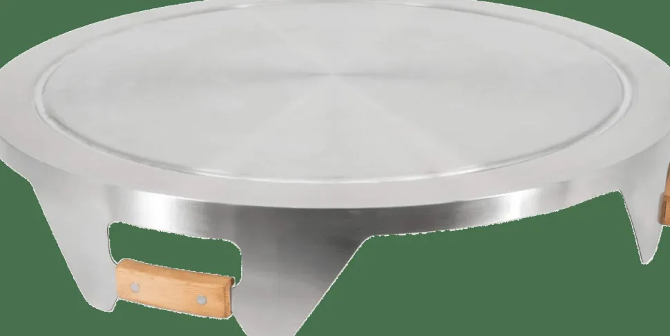 Petromax Tyropit Lid With Table Function Stainless Steel/Beech Wood