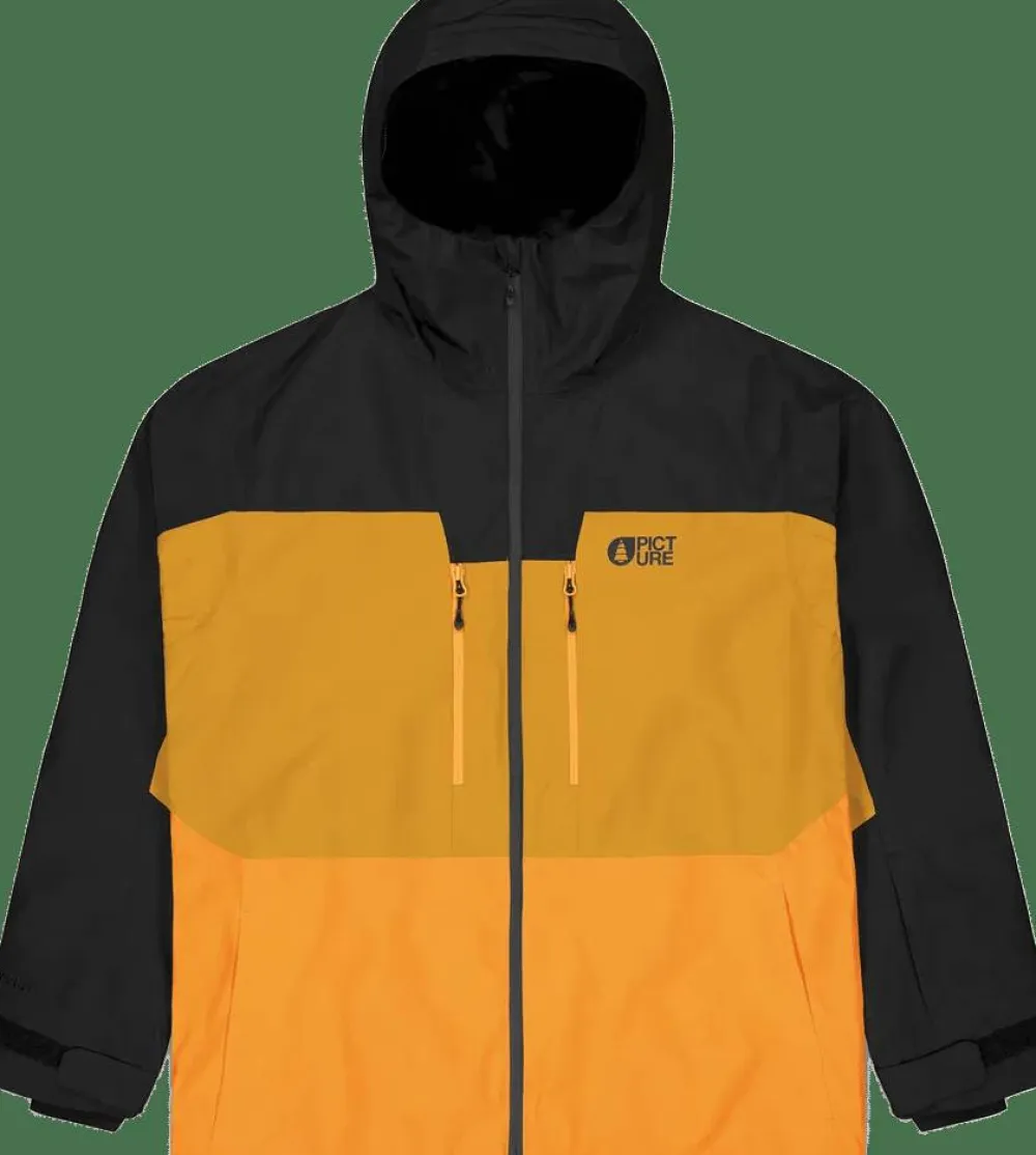 Picture Organic Clothing Men's Picture Object Jacket Black Honey Carrot Clearance