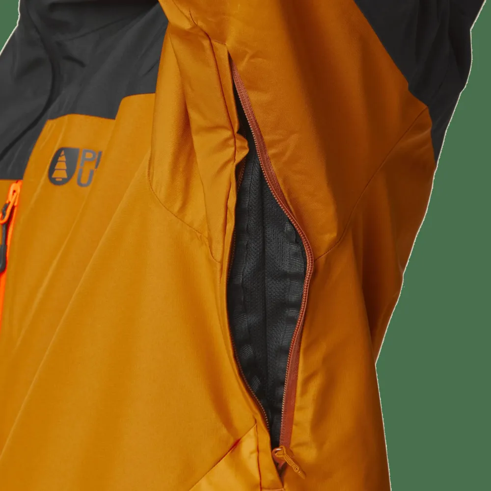 Picture Organic Clothing Men's Picture Object Jacket Black Honey Carrot Clearance