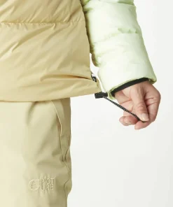 Picture Organic Clothing Hi Puff Down Women's Jacket Lime Cream Hemp Roebuck