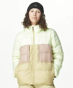 Picture Organic Clothing Hi Puff Down Women's Jacket Lime Cream Hemp Roebuck